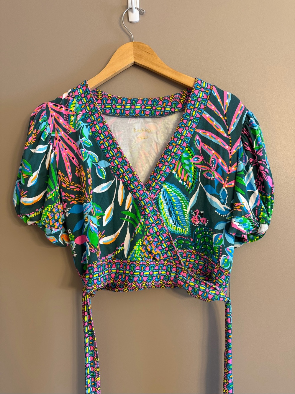 Lilly Pulitzer Sailynn Maxi Set Crop Top Skirt Sunshine JUNGLE Green Large - Picture 3 of 9
